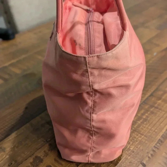 Authentic  Prada nylon Tessuto city shoulder tote bag pink - Picture 2 of 15